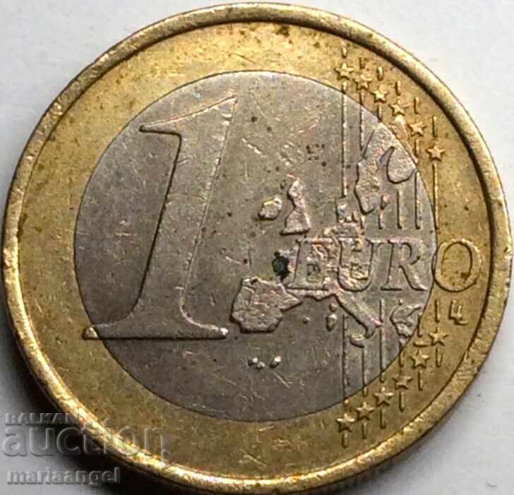 Delivery of 1 Euro 2002 Germany Bimetallic