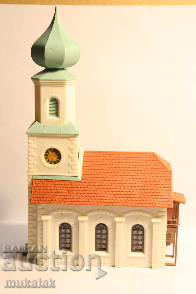 FALLER? KIBRI? H0 1/87 ΚΤΙΡΙΟ ΕΚΚΛΗΣΙΑ ΑΜΑΞΟΣΤΟΙΧΙΑΣ ΤΡΕΝΟ ΣΙΔΗΡΟΔΡΟΜΟΥ