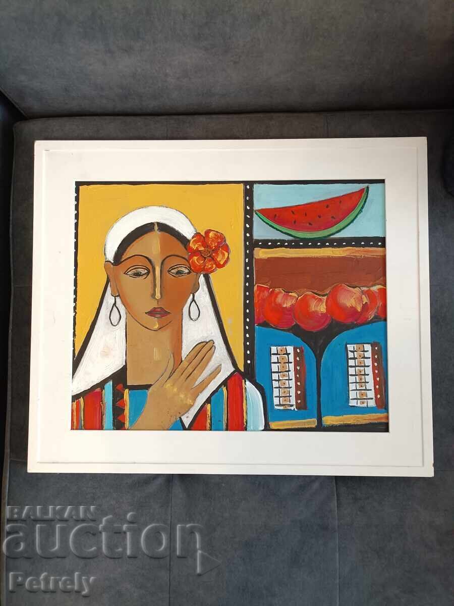 Delivery of Large oil painting