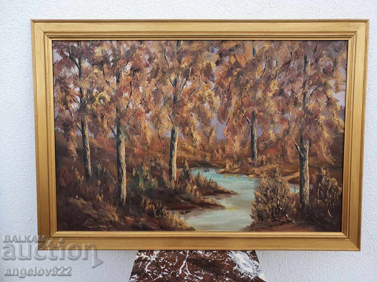 Μεγάλη Πρωτότυπη ελαιογραφία σε καμβά!!! με τιμή € 0.01 | 0.02 BGN