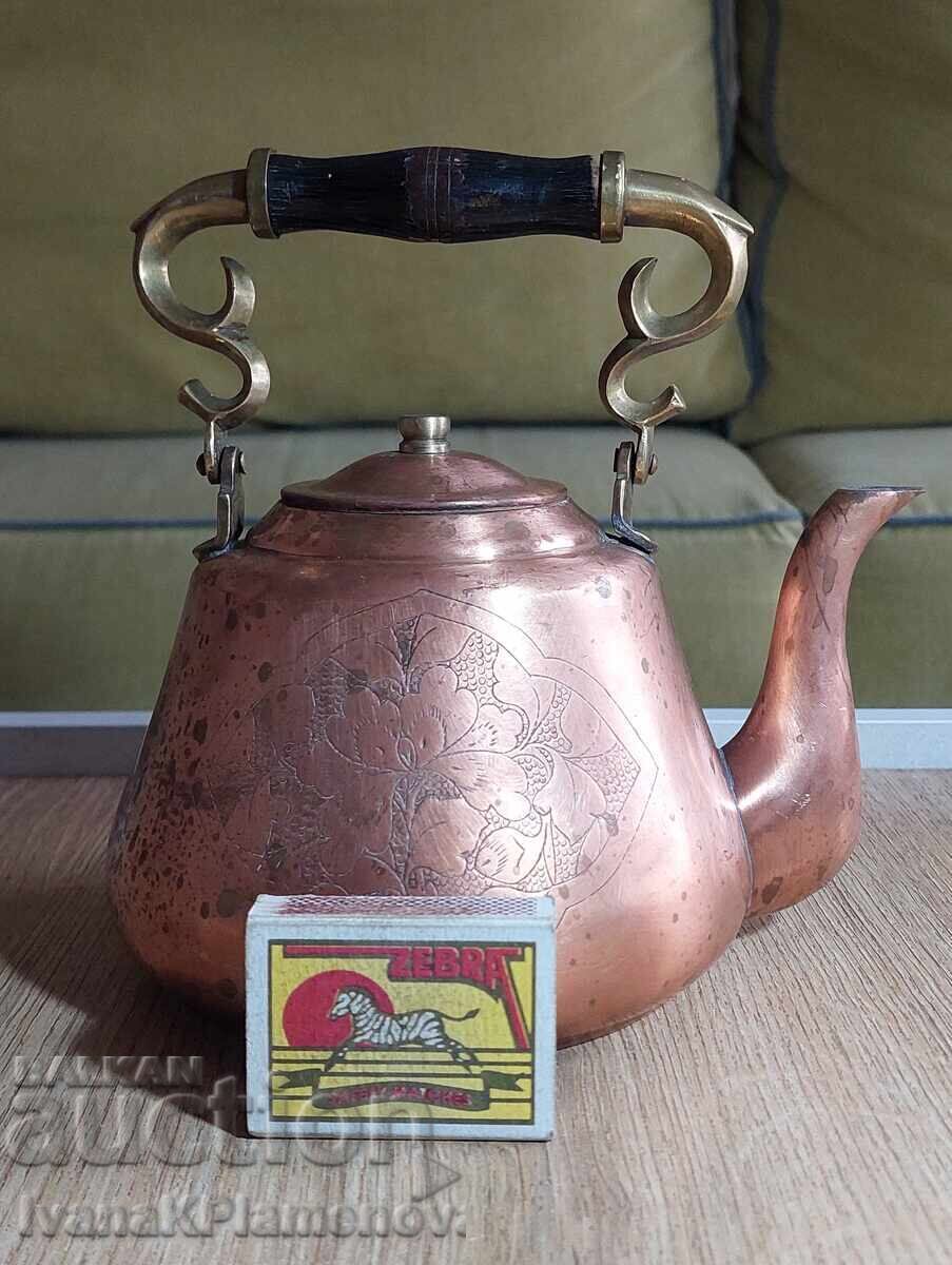 Ceainic de ceai cu mâner masiv din bronz pentru cunoscători - 7 Ceainic de ceai cu mâner masiv din bronz pentru cunoscători - 7