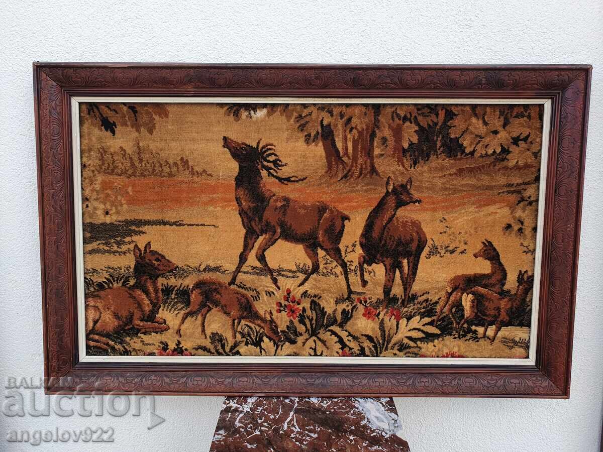 Μεγάλο γκομπλέν σε όμορφο ξύλινο πλαίσιο!!!