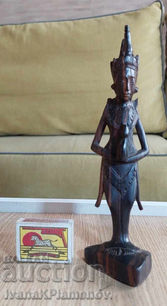Sculptură din lemn masiv pentru cunoscători, înălțime 20cm - 7