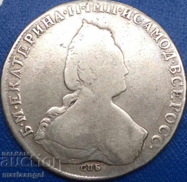 1 Ρούβλι 1786 Ρωσία Αικατερίνη II 1762 - 1796 ασήμι - 7 1 Ρούβλι 1786 Ρωσία Αικατερίνη II 1762 - 1796 ασήμι - 7