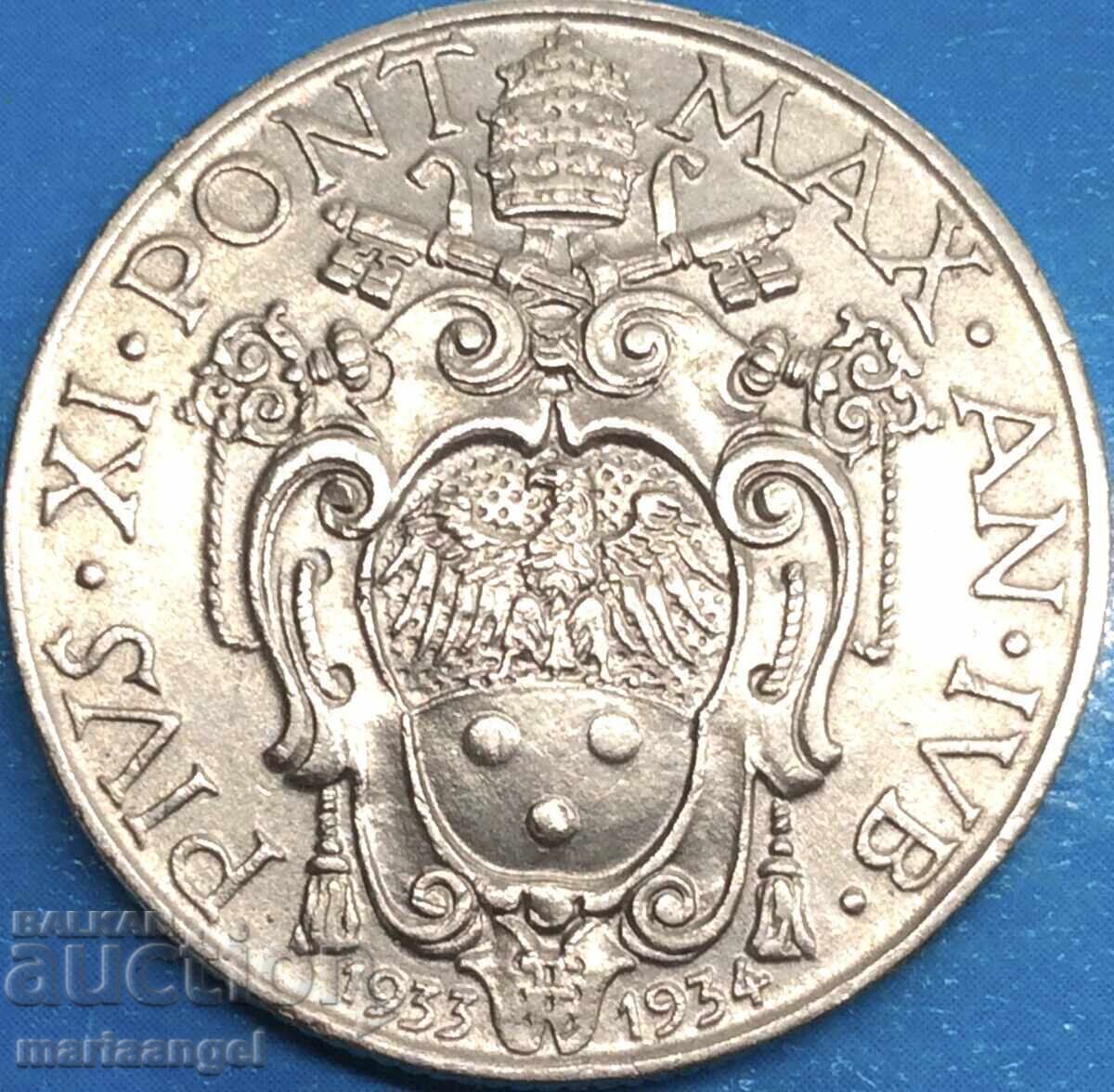 1 λίρα 1933-1934 Βατικανού tirazh 80 000br. Yubileĭna - 6 1 λίρα 1933-1934 Βατικανού tirazh 80 000br. Yubileĭna - 6