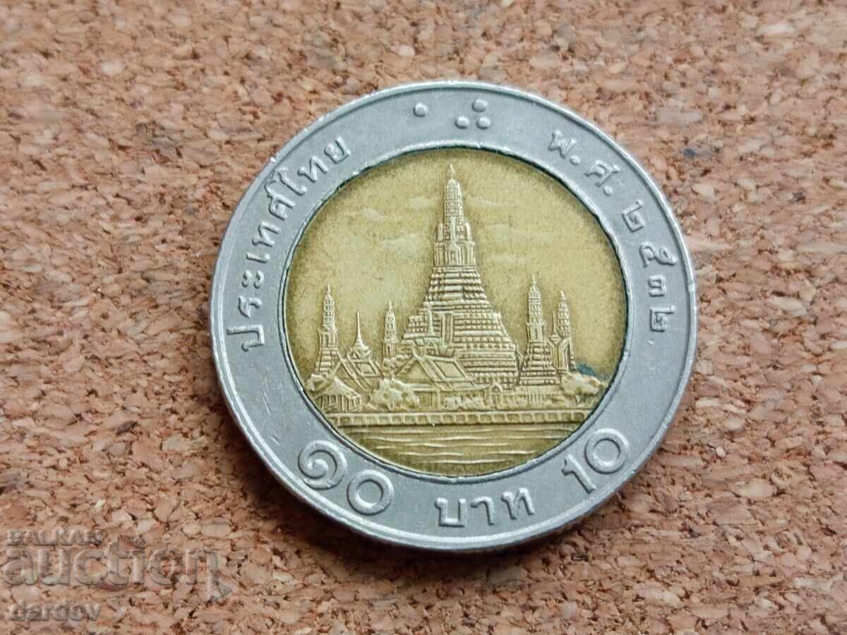 Thailanda 10 baht, 1989 Thailanda 10 baht, 1989