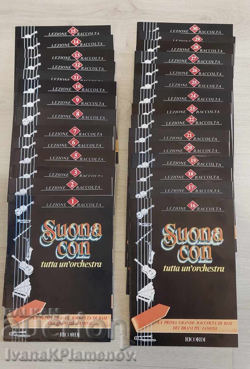 Music scores, 30 pieces in a folder for connoisseurs