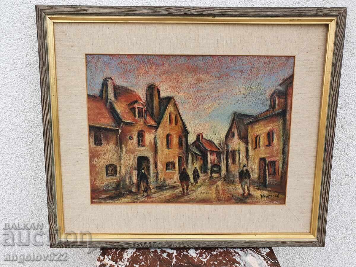 Авторска картина пастел върху фазер!!! с цена € 0.01 | 0.02 лв.