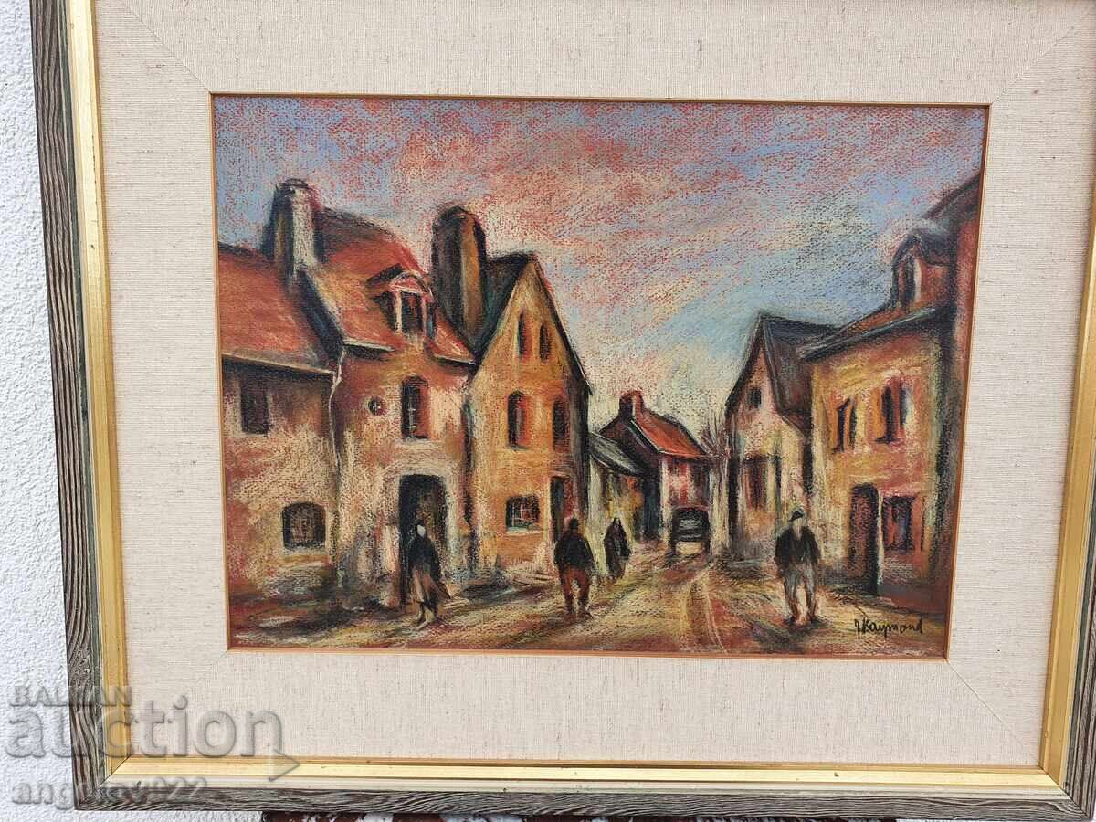 Аукцион Авторска картина пастел върху фазер!!!