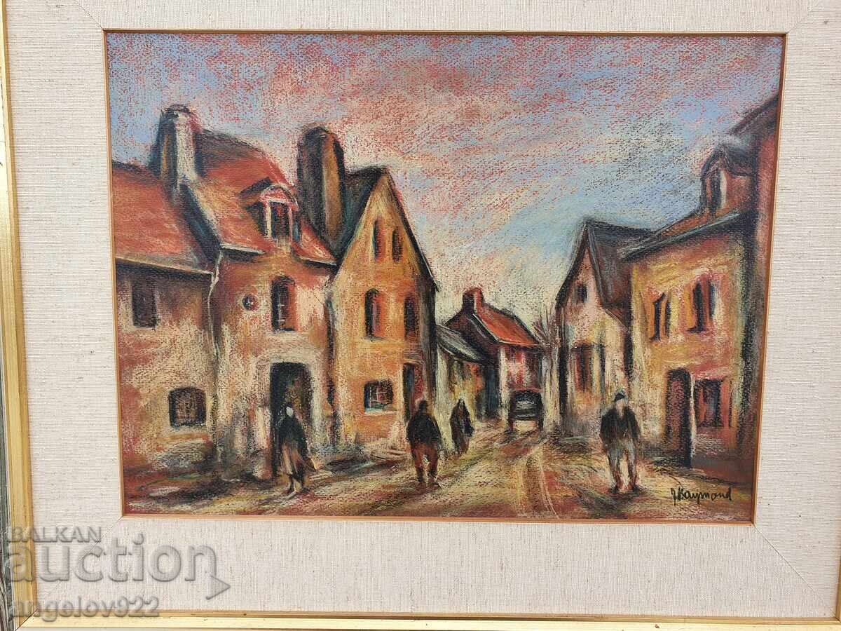 Доставка на Авторска картина пастел върху фазер!!!