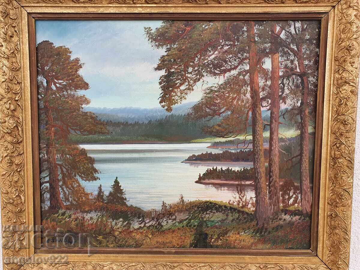 Доставка на Авторска картина с маслени бои върху платно!!!