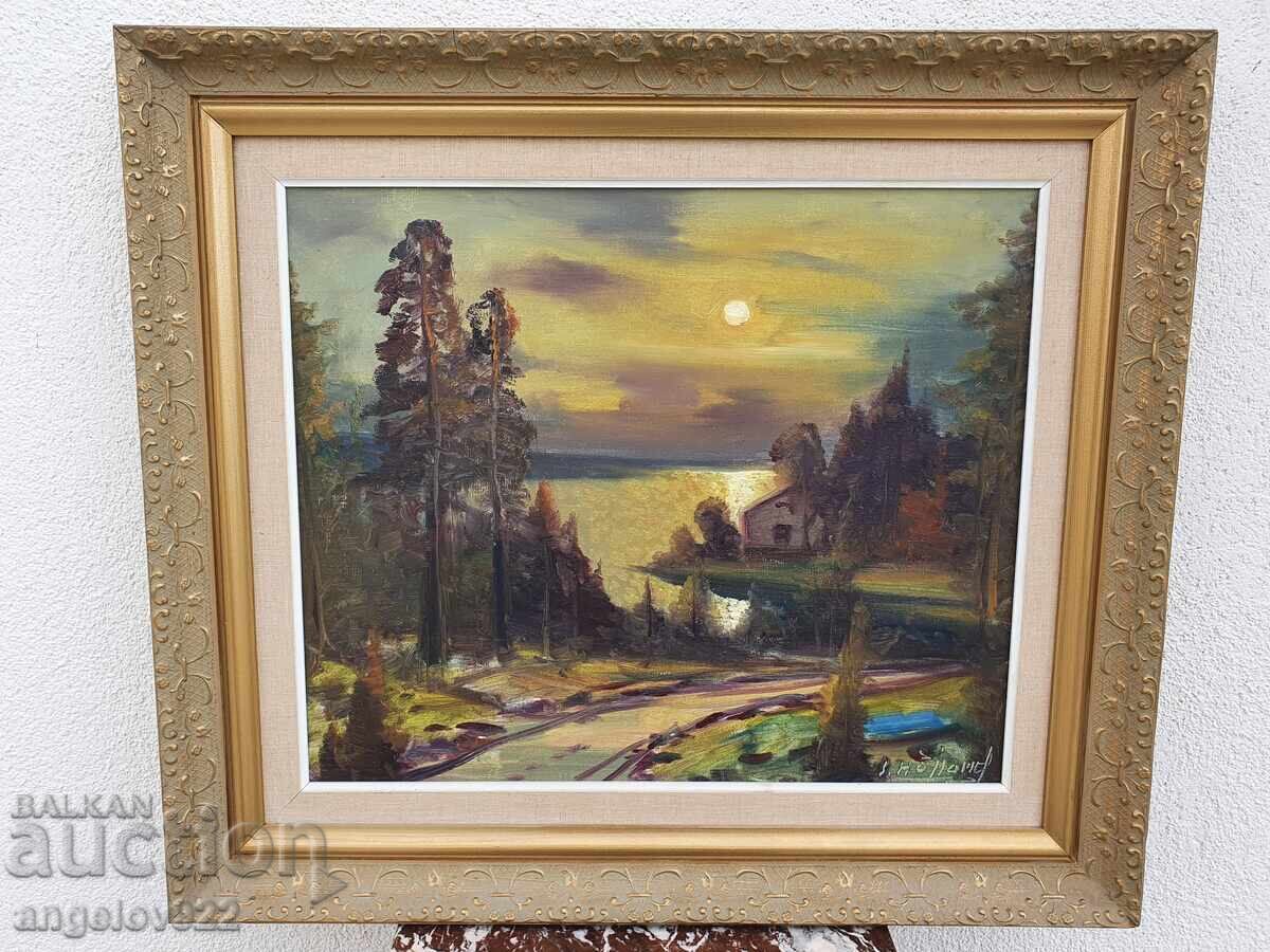 Авторска картина с маслени бои върху платно!!! с цена € 0.01 | 0.02 лв.