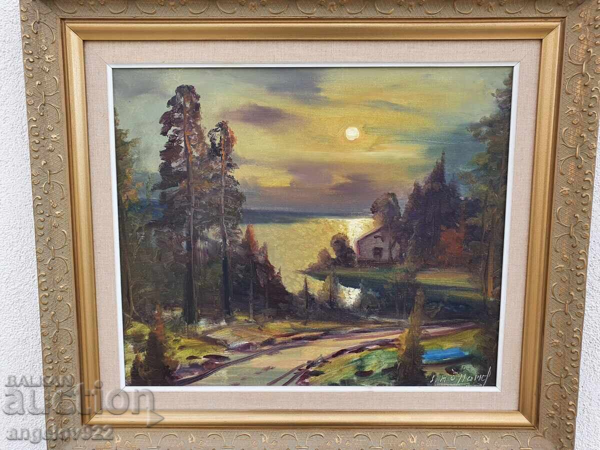 Доставка на Авторска картина с маслени бои върху платно!!!