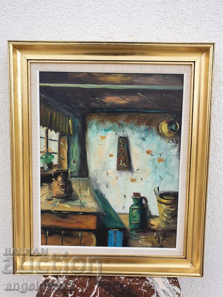 Авторска картина с маслени бои върху платно!!! с цена € 0.01 | 0.02 лв.