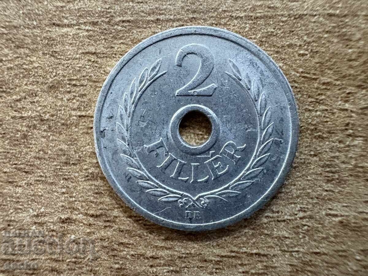 Ungaria - 2 fillér (1963)