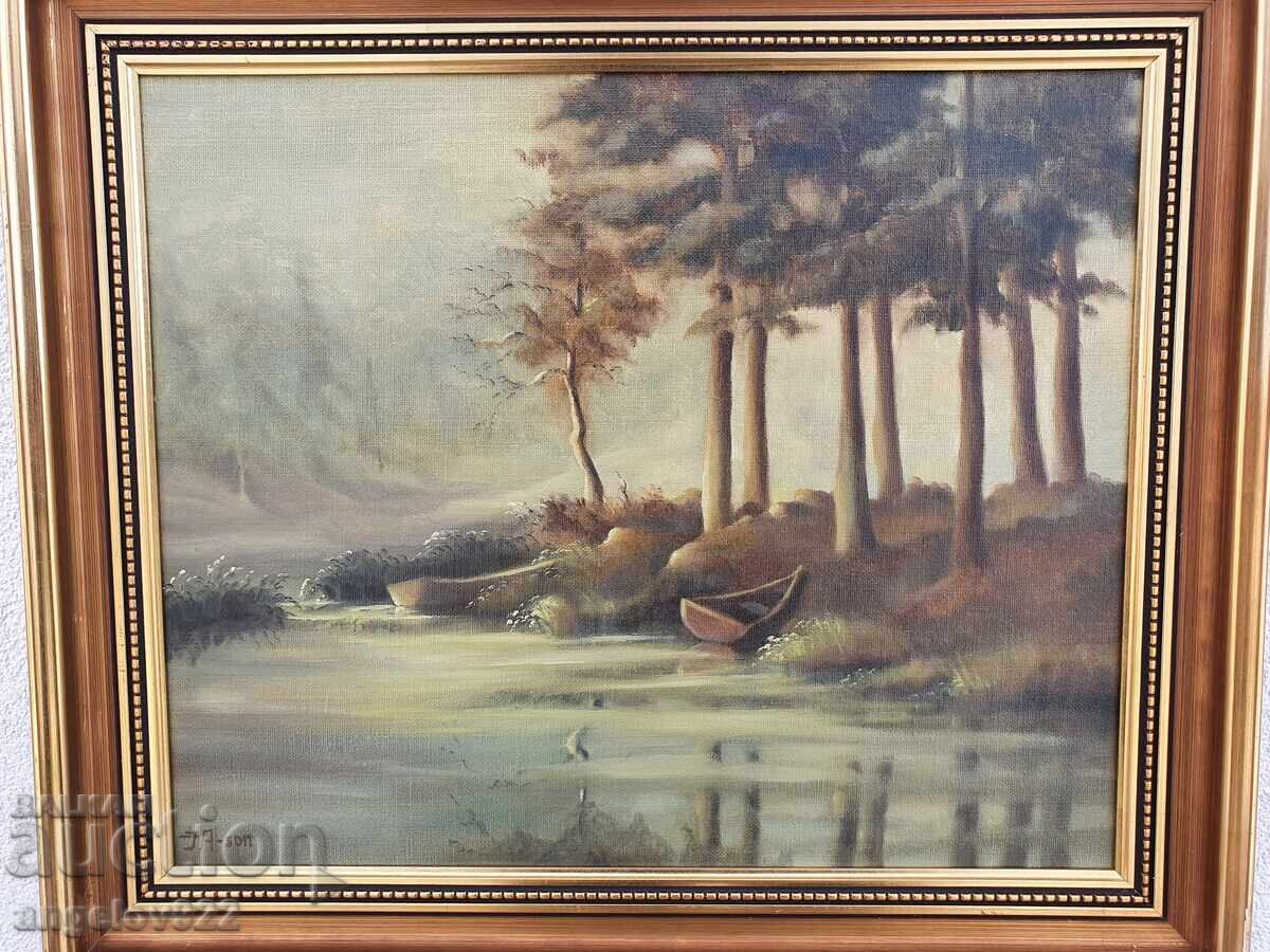 Pictura in ulei originala pe panza!!! - 5