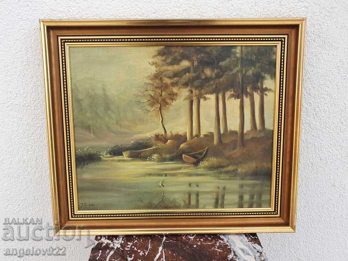 Pictura in ulei originala pe panza!!!