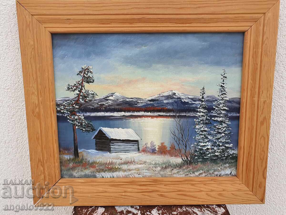 Авторска картина с маслени бои върху платно!!! с цена € 0.01 | 0.02 лв.