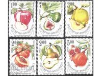 Timbre curate Flora Fructe 1993 din Bulgaria