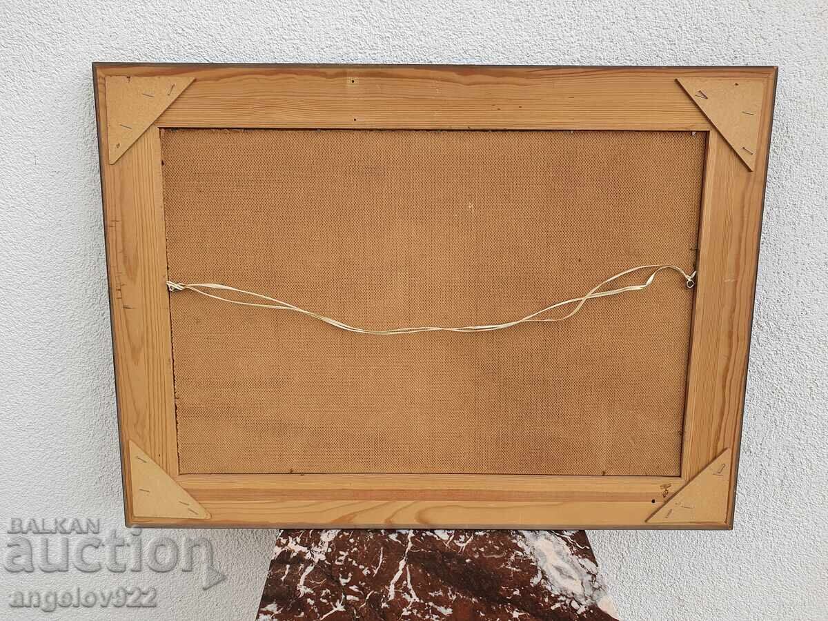 Авторска картина с маслени бои върху фазер!!! - 7