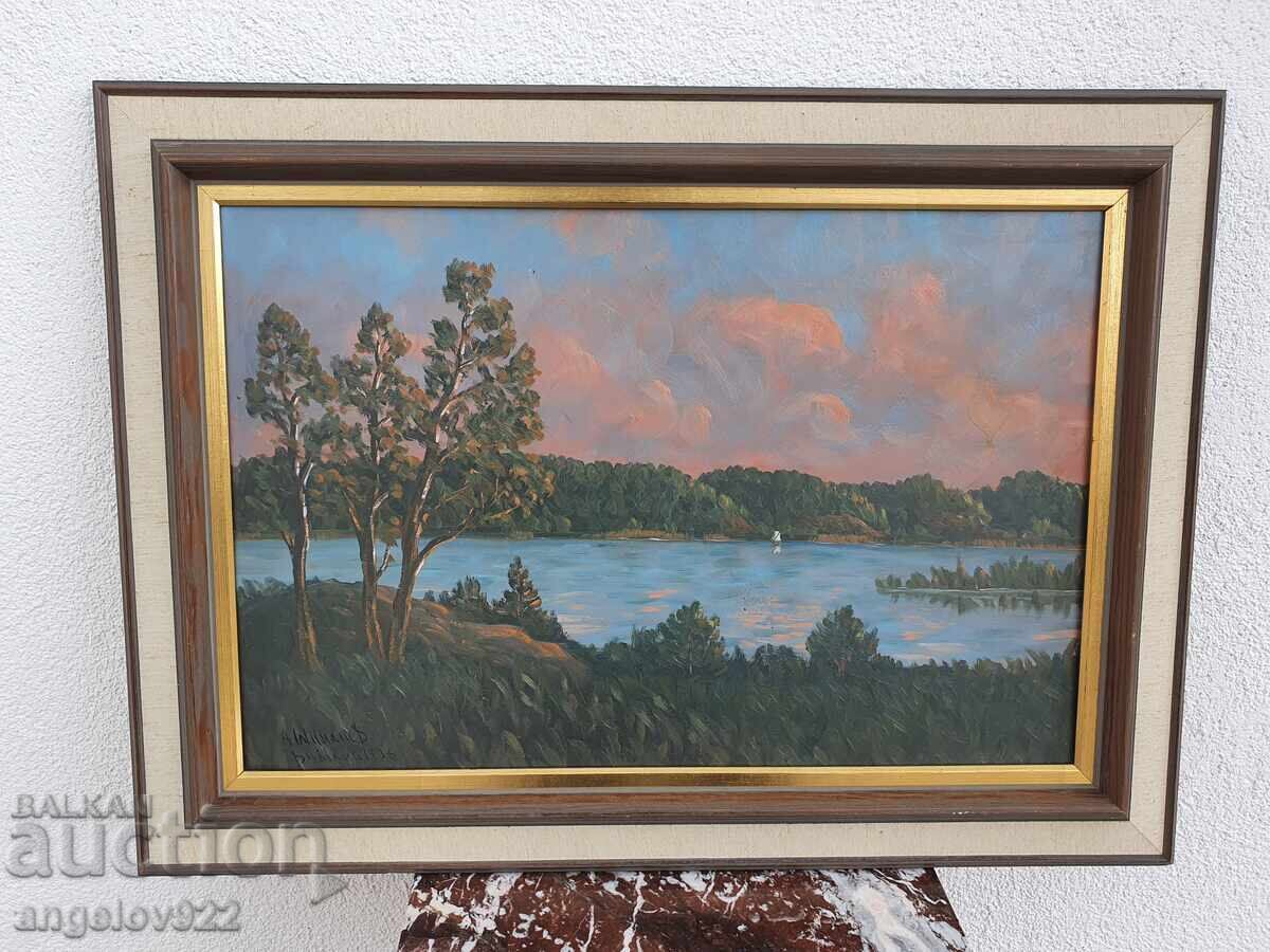 Авторска картина с маслени бои върху фазер!!!