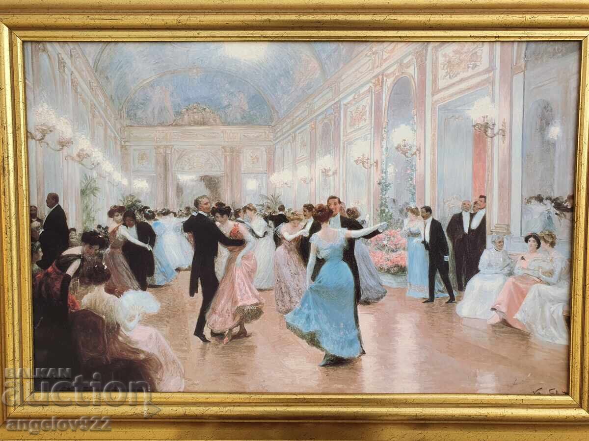 Доставка на Репродукция на известна картина в красива дървена рамка!!!