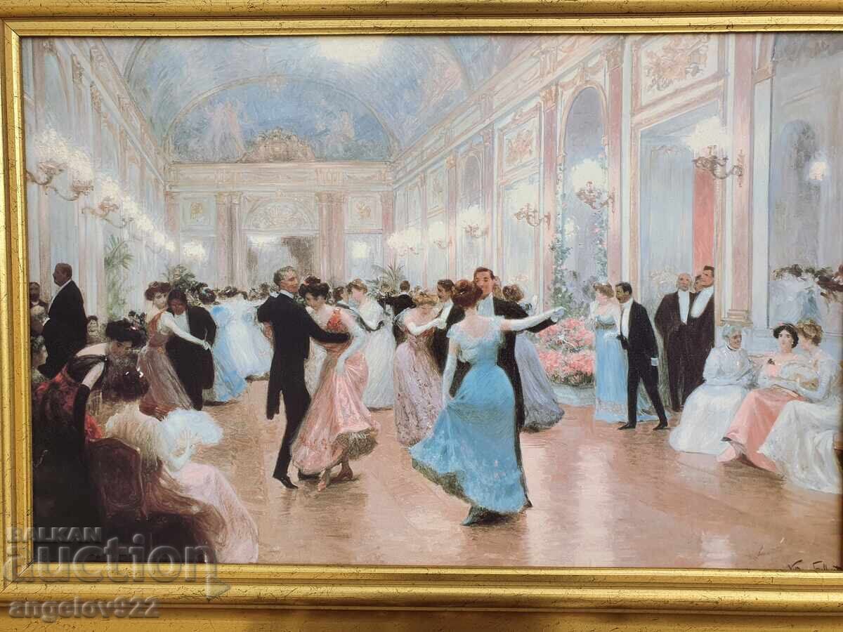 Репродукция на известна картина в красива дървена рамка!!! - 5