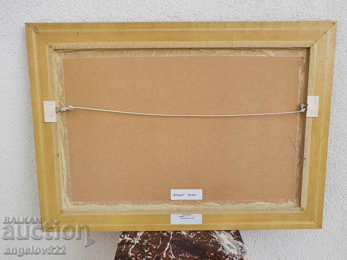 Репродукция на известна картина в красива дървена рамка!!! - 7