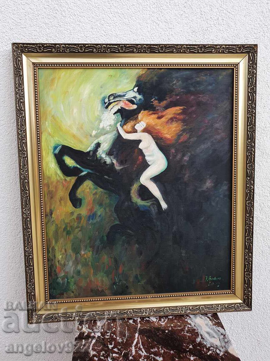 Original oil painting on canvas!!! with price € 0.01 | 0.02 BGN