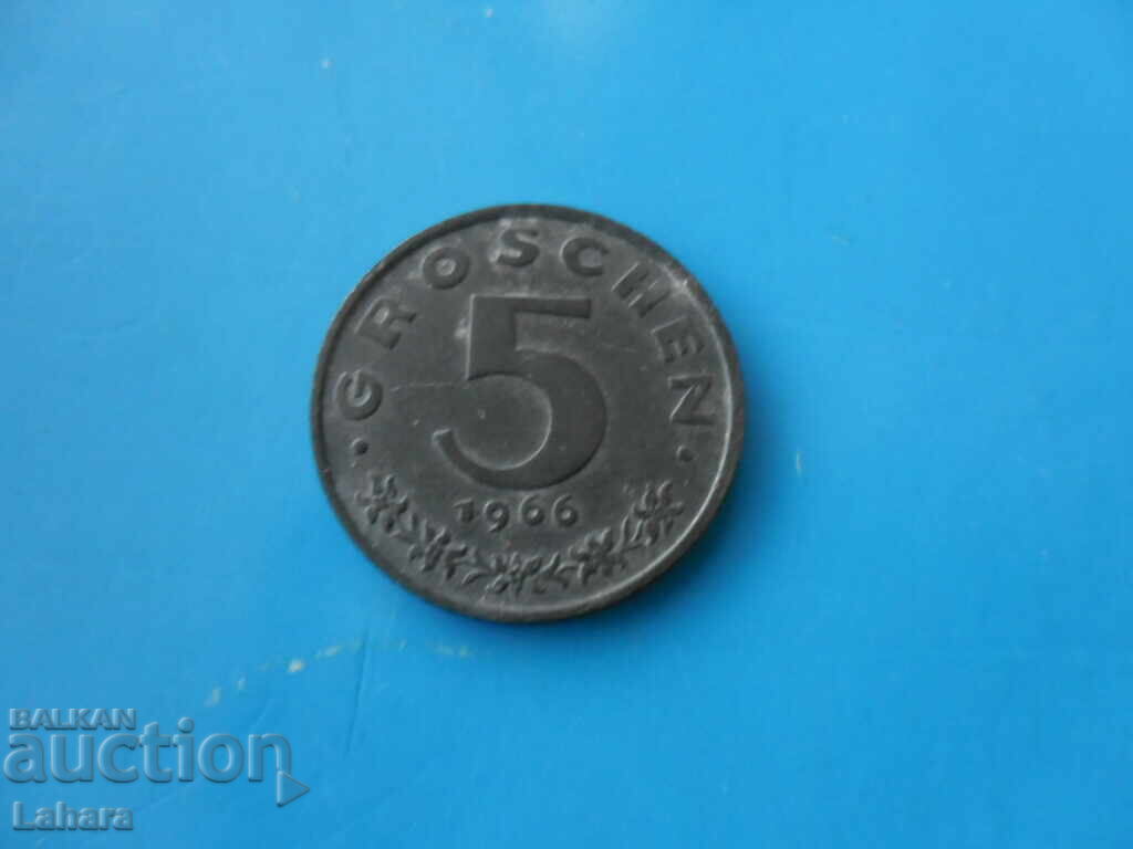 5 гроша 1966 г. Австрия