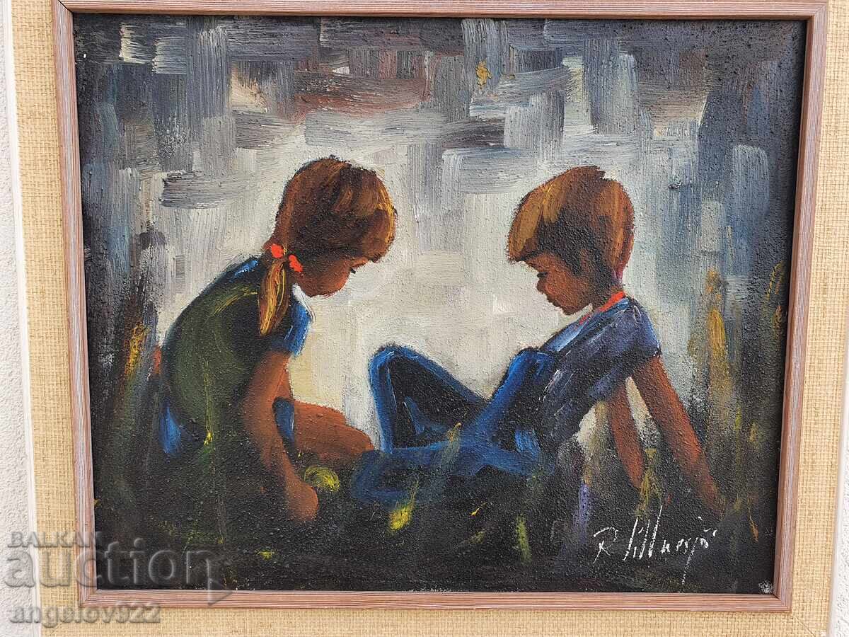 Доставка на Авторска картина с маслени бои върху платно!!!