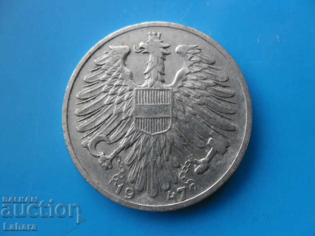 1 Schilling 1947 Austria with price € 1.00 | 1.96 BGN