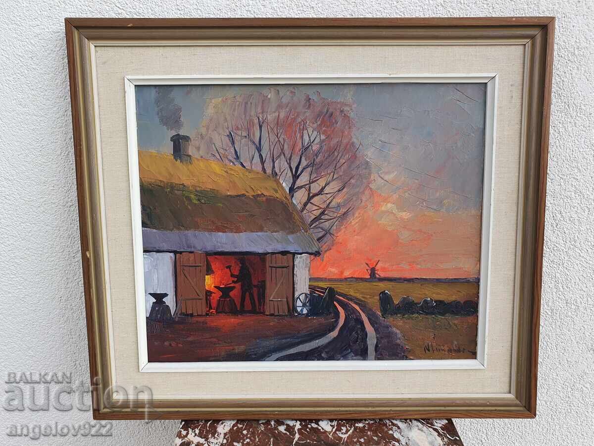 Авторска картина с маслени бои върху платно!!! с цена € 0.01 | 0.02 лв.