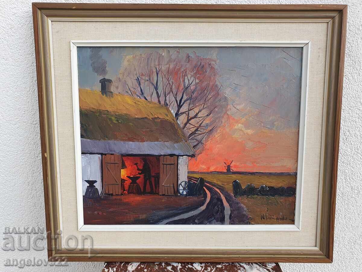 Аукцион Авторска картина с маслени бои върху платно!!!