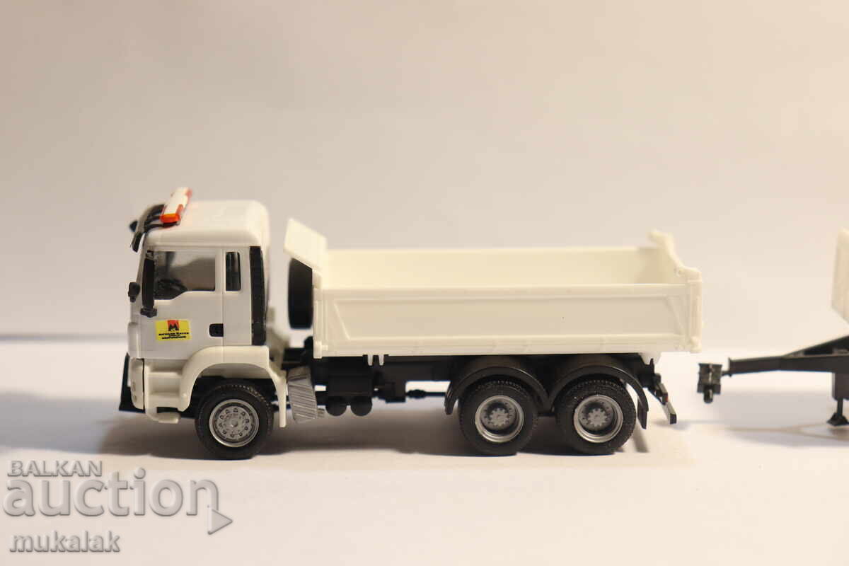 HERPA 1:87 H0 MAN САМОСВАЛ ГОНДОЛА КАМИОН МОДЕЛ КОЛИЧКА с цена € 28.00 | 54.76 лв. HERPA 1:87 H0 MAN САМОСВАЛ ГОНДОЛА КАМИОН МОДЕЛ КОЛИЧКА с цена € 28.00 | 54.76 лв.