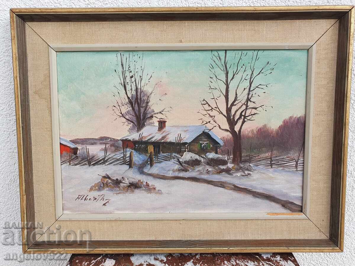 Παράδοση Πρωτότυπη ελαιογραφία σε καμβά!!!