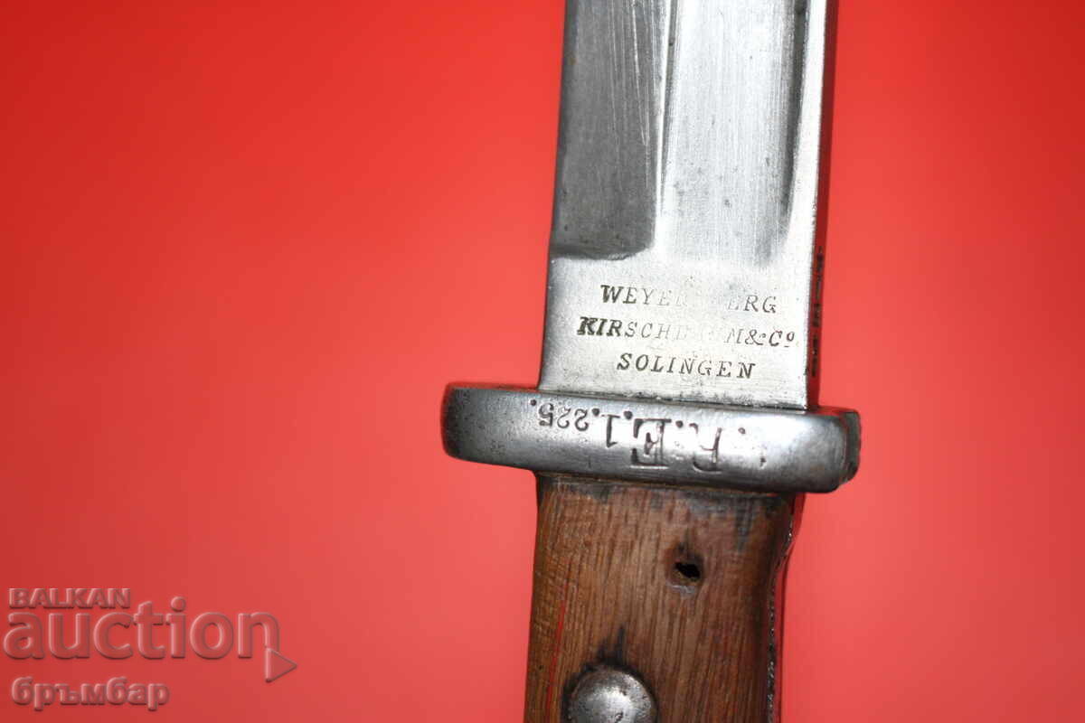 Baionetă Mauser Germană Imperială SG M1884/98. 1888 - 5 Baionetă Mauser Germană Imperială SG M1884/98. 1888 - 5