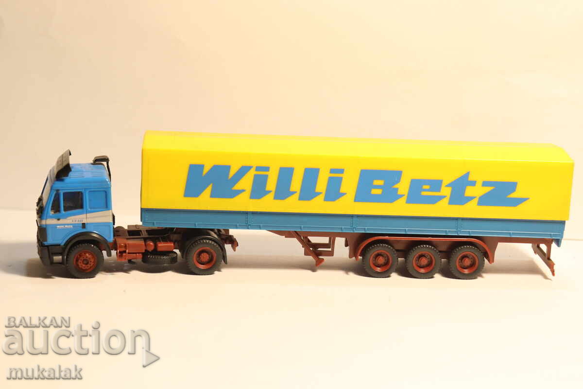 HERPA 1:87 H0 MERCEDES WILLI BETZ CAMION MODEL COLIȚĂ HERPA 1:87 H0 MERCEDES WILLI BETZ CAMION MODEL COLIȚĂ