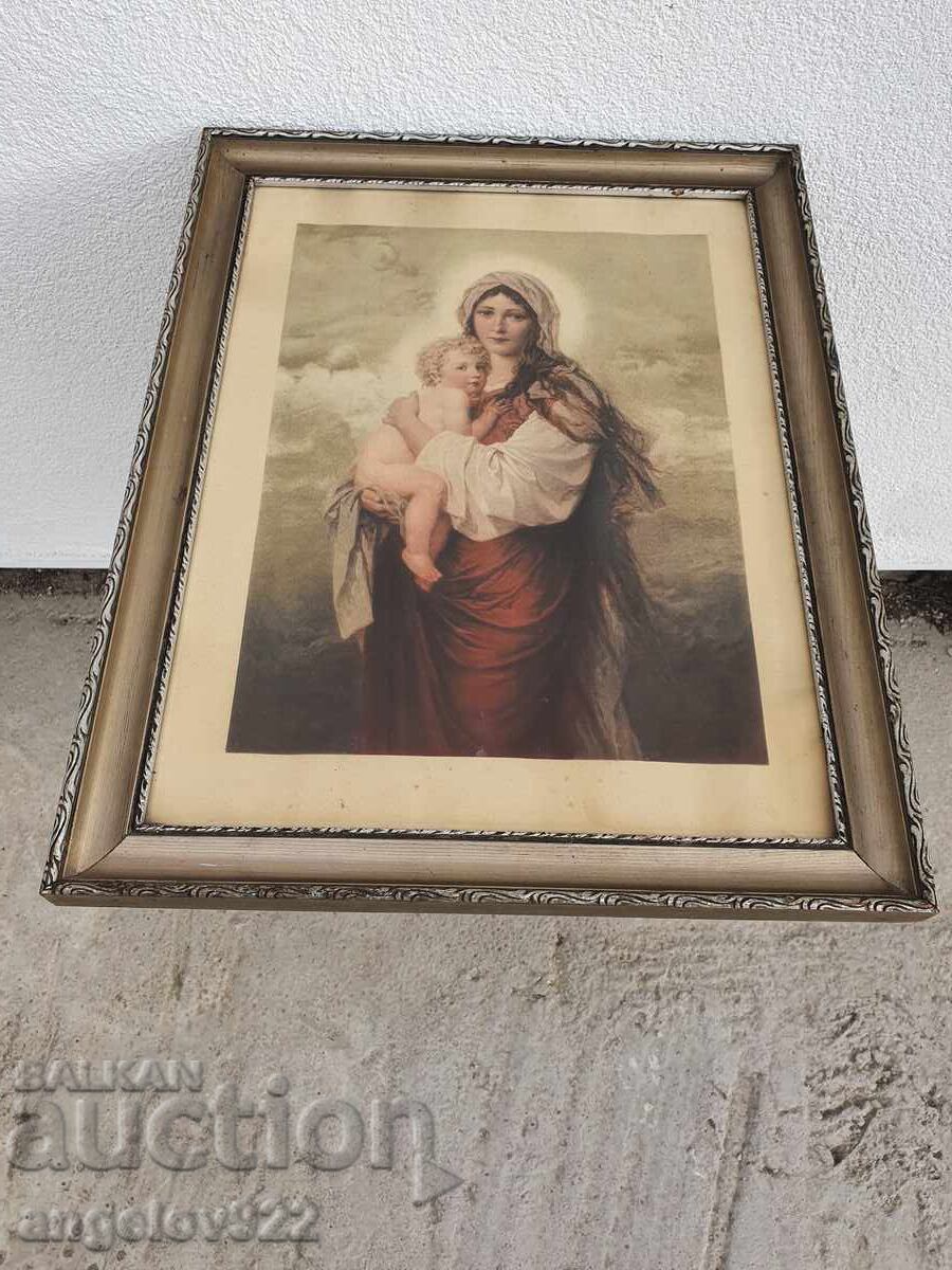 Εικόνα σε όμορφο ξύλινο πλαίσιο με γυαλί!!! με τιμή € 0.01 | 0.02 BGN