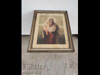 Εικόνα σε όμορφο ξύλινο πλαίσιο με γυαλί!!!