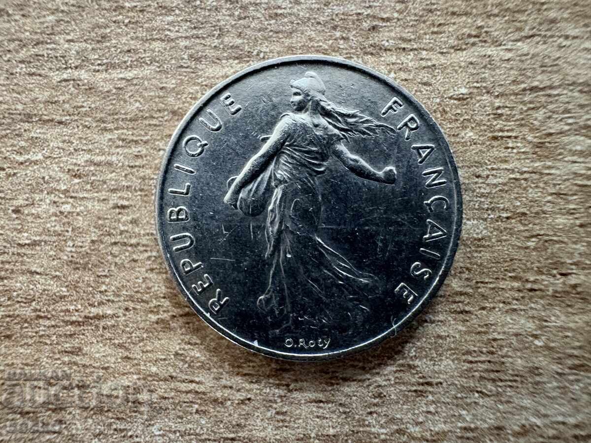 Franța - 1/2 franc (2000) cu preț € 0.40 | 0.78 BGN