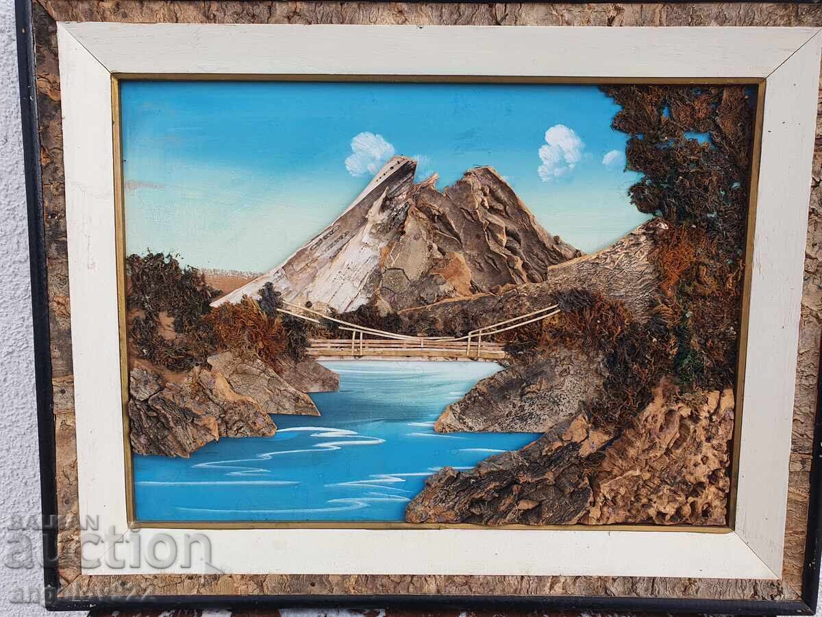 Красива картина декупаж върху фазер!!! - 5