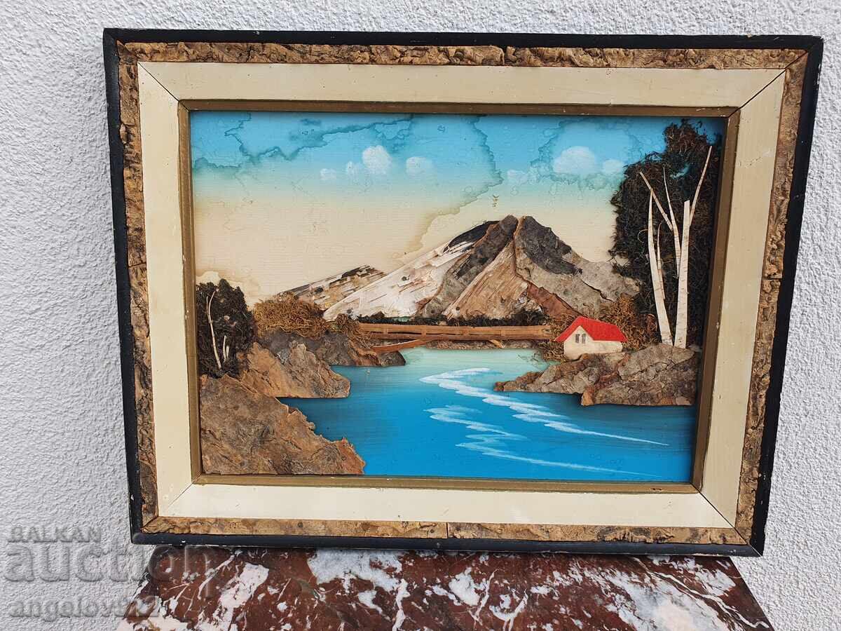 Δημοπρασία Όμορφη εικόνα ντεκουπάζ σε κόντρα πλακέ!!!