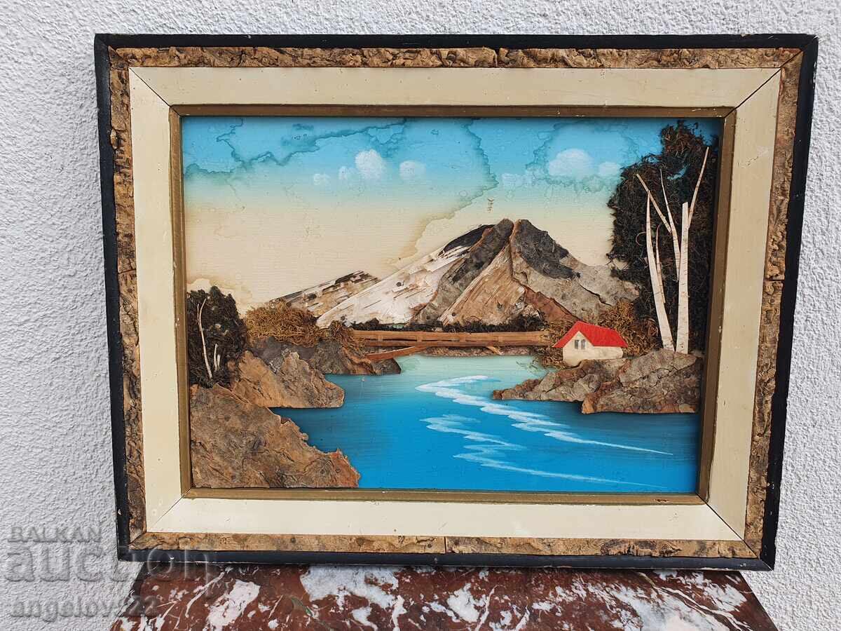 Παράδοση Όμορφη εικόνα ντεκουπάζ σε κόντρα πλακέ!!!