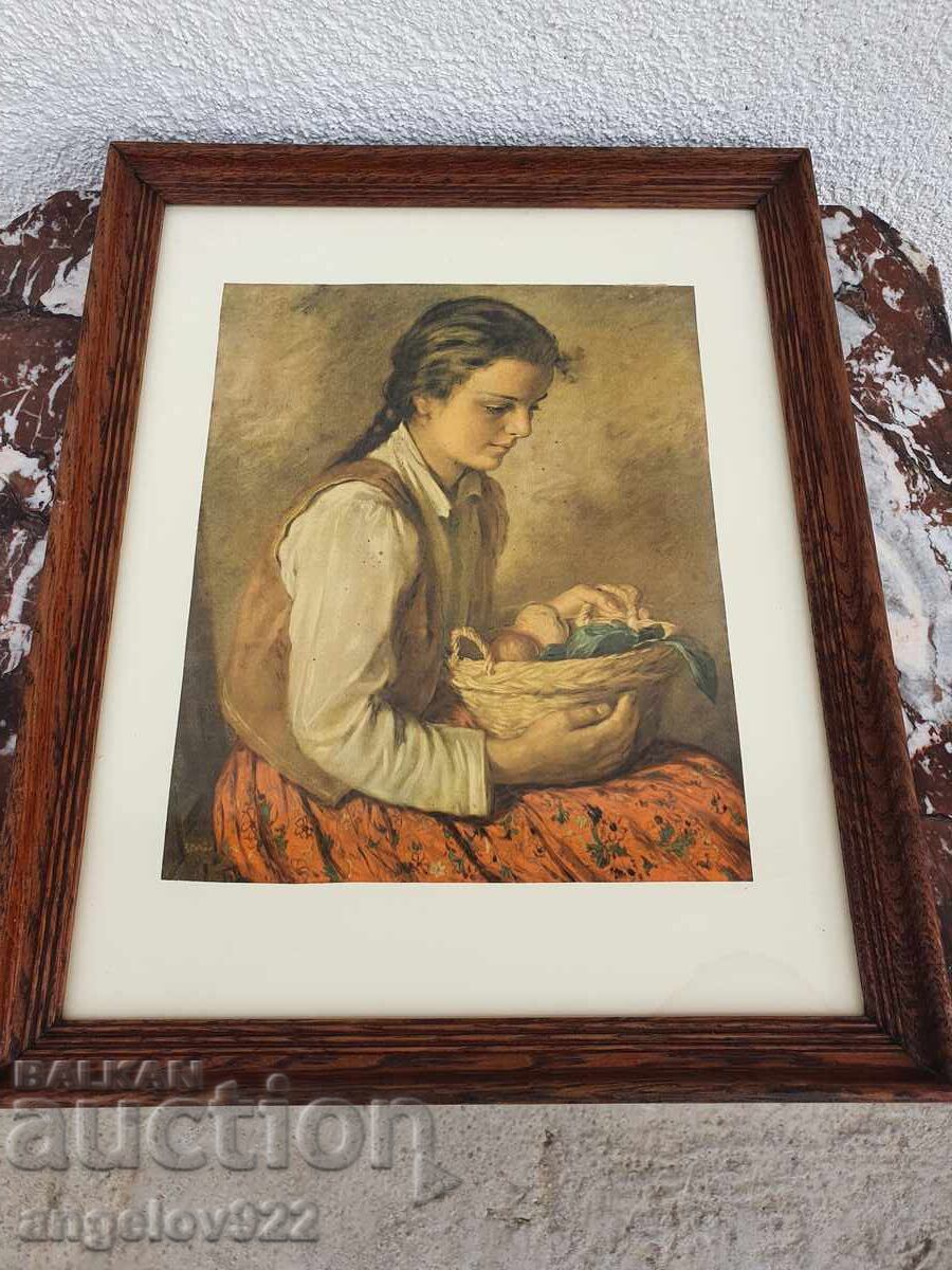 Παράδοση Αναπαραγωγή σε όμορφο ξύλινο σκελετό με γυαλί!