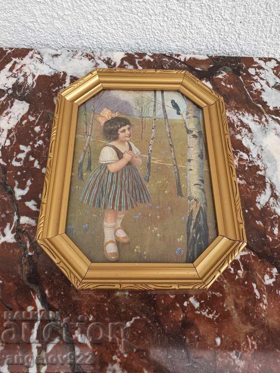 Доставка на Репродукция в красива дървена рамка със стъкло!