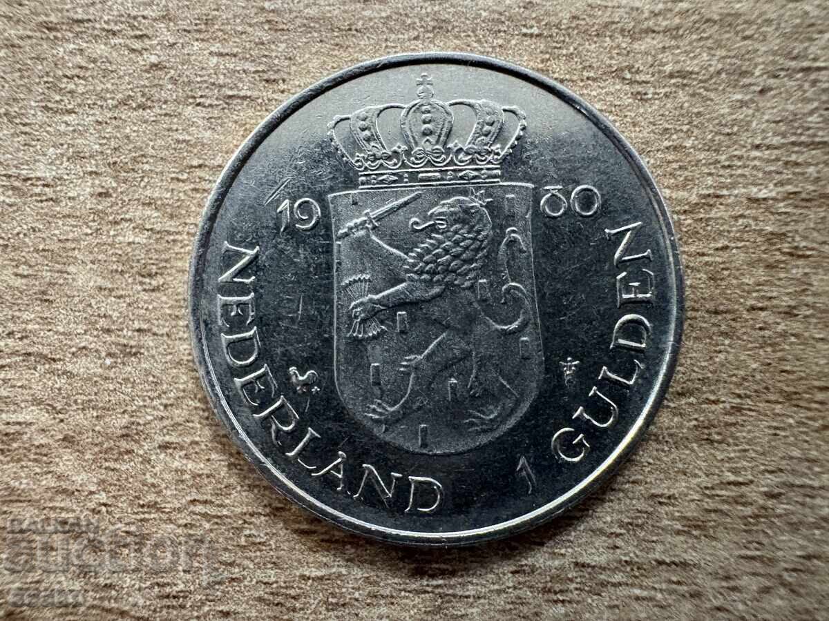 Нидерландия - 1 гулден (1980)