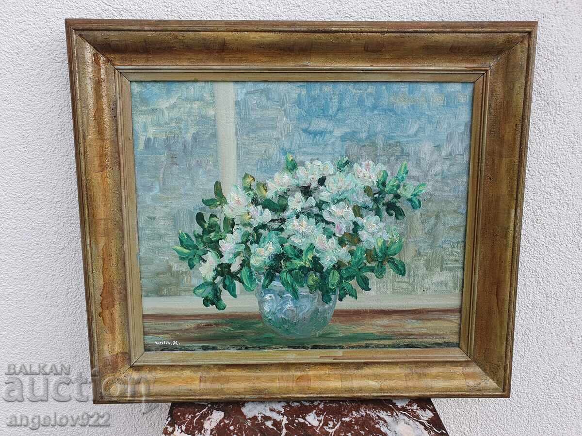 Авторска картина с маслени бои върху фазер!!! с цена € 0.01 | 0.02 лв.