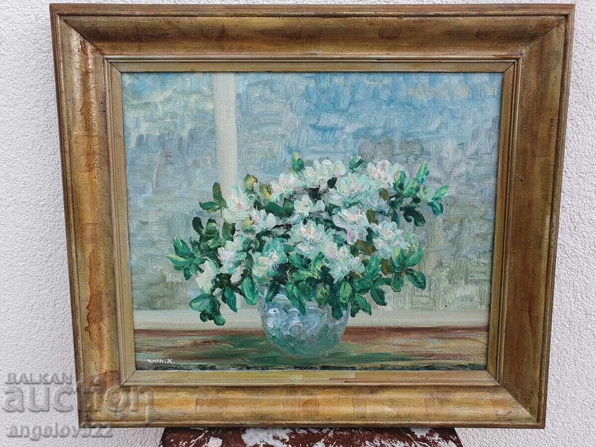 Доставка на Авторска картина с маслени бои върху фазер!!!