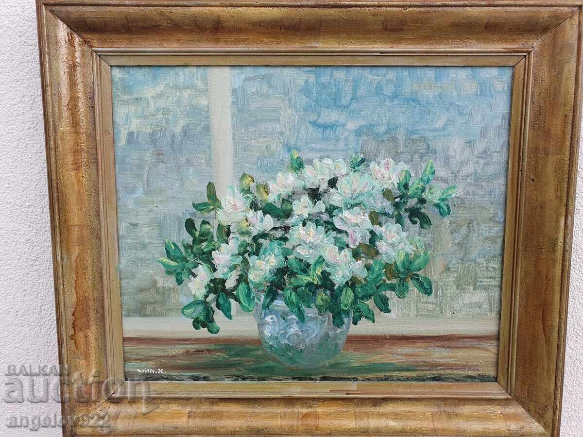 Авторска картина с маслени бои върху фазер!!! - 5